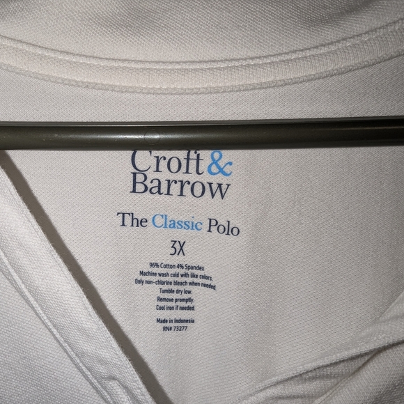 Croft & Barrow Polo 3X - Picture 2 of 2
